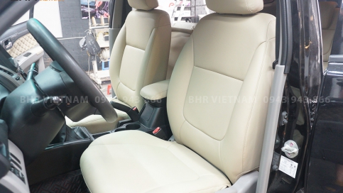 Bọc ghế da Nappa ô tô Mitsubishi Pajero Sport: Cao cấp, Form mẫu chuẩn, mẫu mới nhất